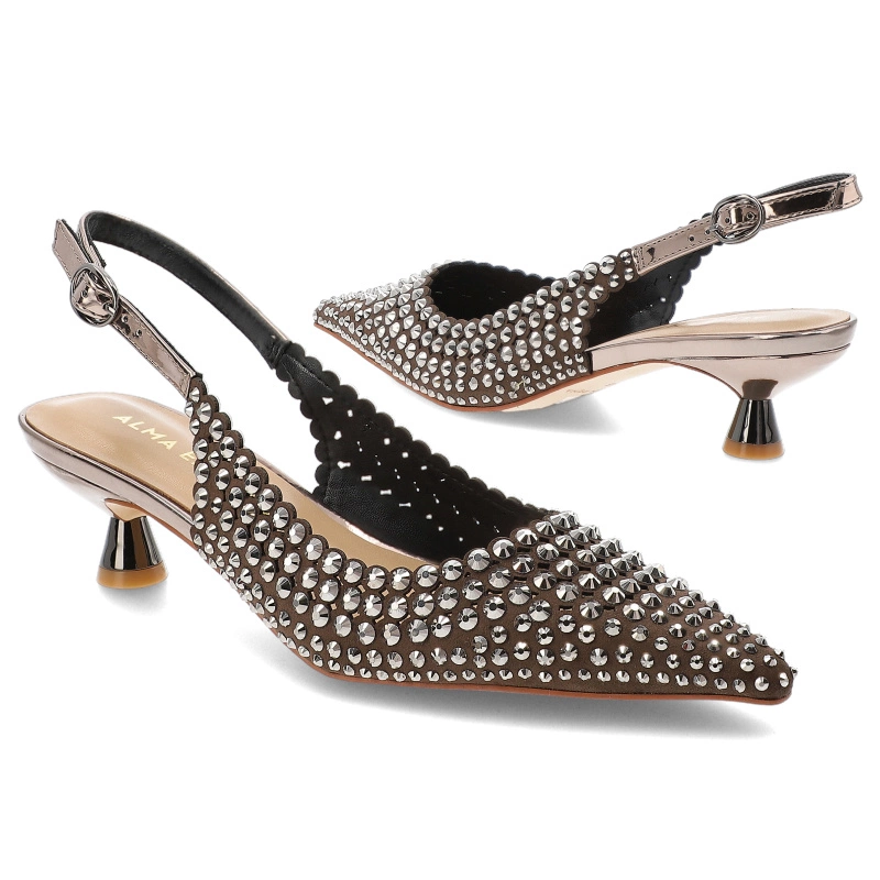 Lodičky ALMA EN PENA - I250531 Mirrow Pewter