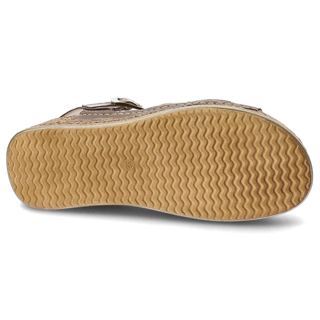 Sandále Wasak - 0719 Cappuccino+Jeans