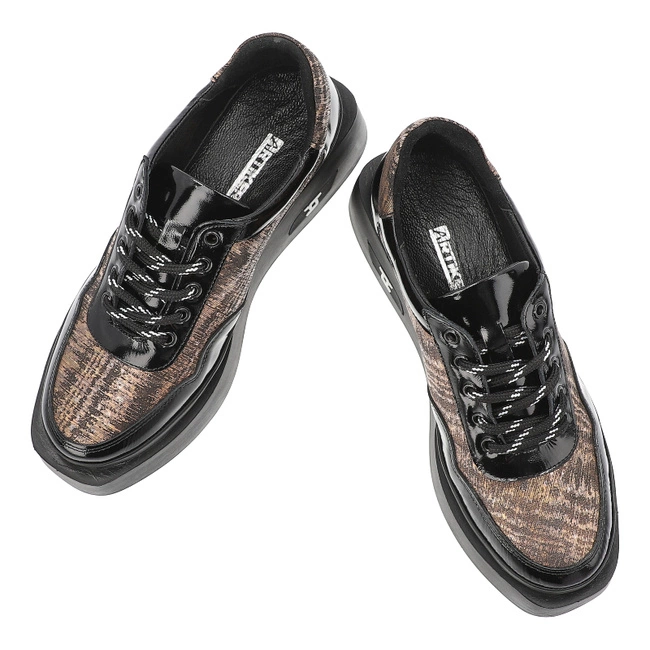 Tenisky ARTIKER - 57C2044 Czarny/Miedź