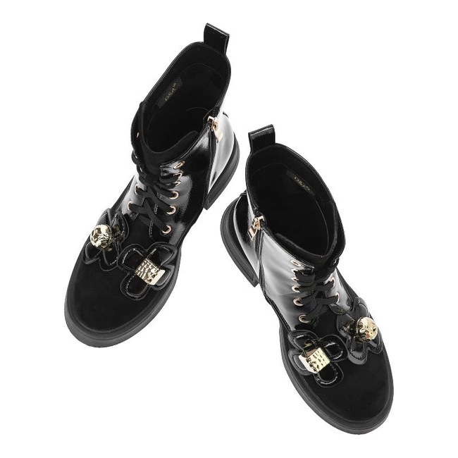 Členkové Topánky S.Barski - MR870-76 Czarne