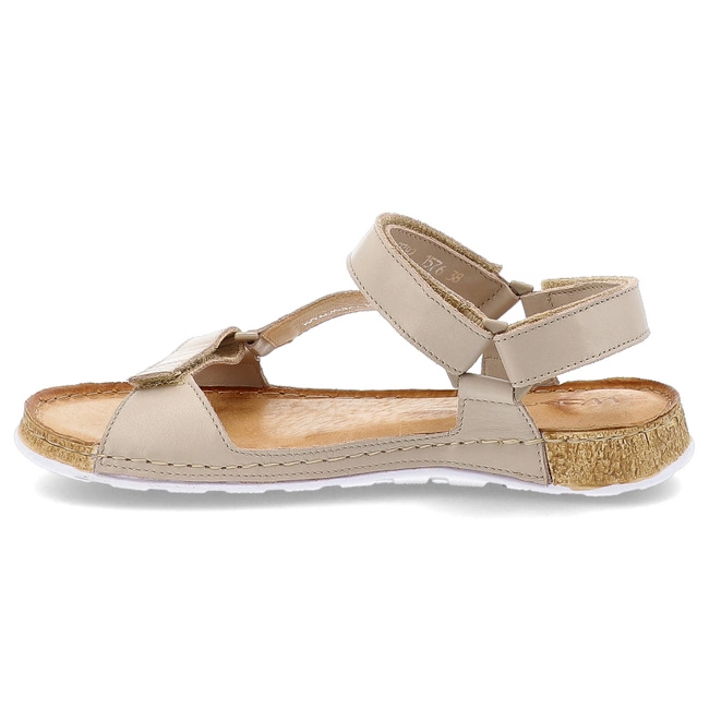 Sandále WASAK - 0782 Beż