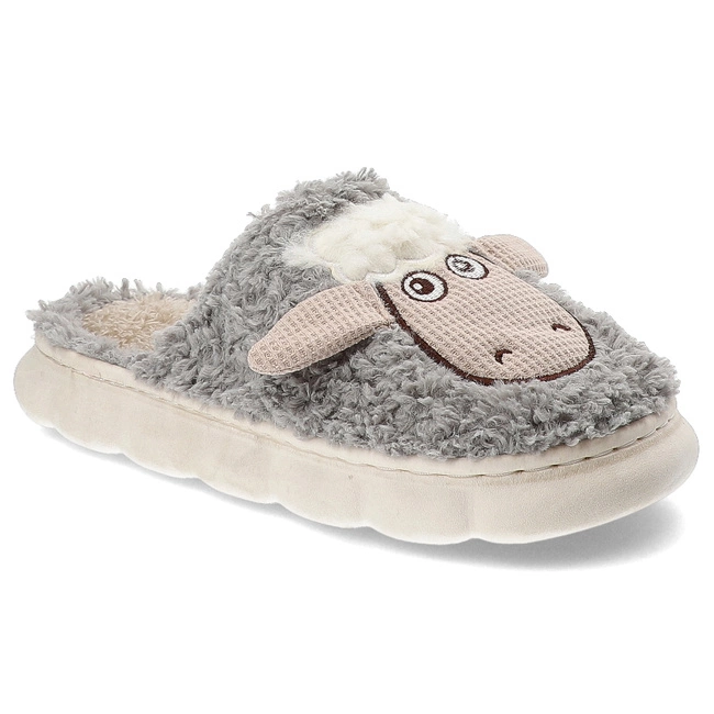 Papuče Filippo - DK6683/24 GR Szary