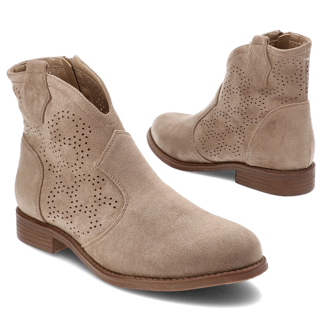 Členkové Topánky S.Barski - HY42-151 Beige