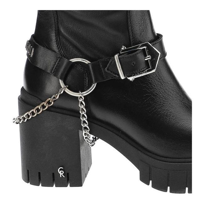 Čižmy Carinii - B8574_-E50-000-000-E88 Czarny