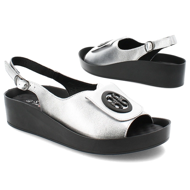 Sandále S.Barski - KV27-023 Silver