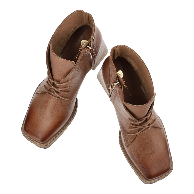 Členkové Topánky Armodo - 1395 Koniak Rust