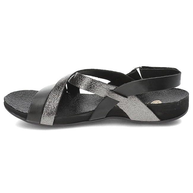 Sandále Armodo - 40032 Bf.Czarny+Polla Nikiel