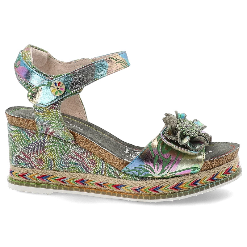 Sandále LAURA VITA - Hacdeo 09 SL14598-9F Olive