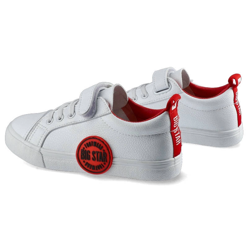 Plátenky Big Star - FF374088 Biały/Czerwony