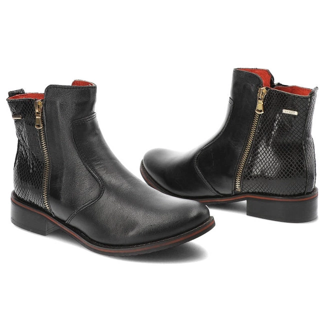 Členkové Topánky Avanti - 191 Czarny