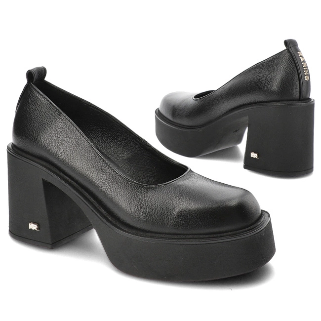 Poltopánky Karino - 5036/126-P Czarny Lico Groszek