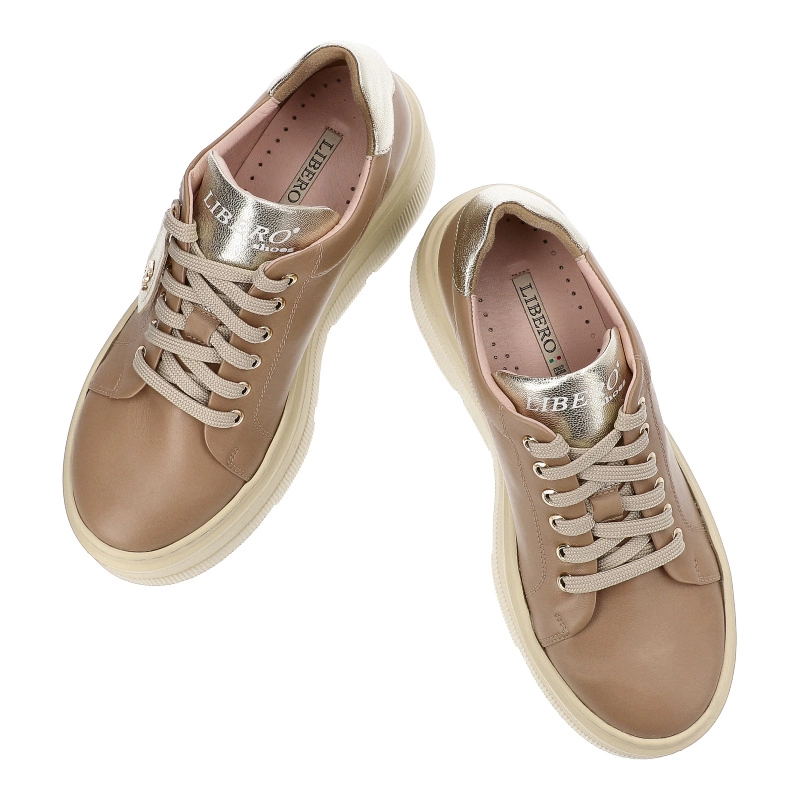 Tenisky Libero - 2845 Brąz+Złoty 484/111