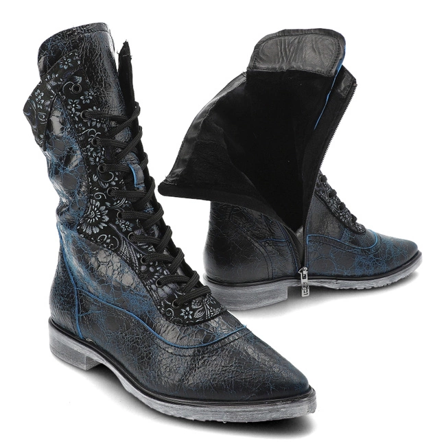 Členkové Topánky Armodo - 7149A Niebieski