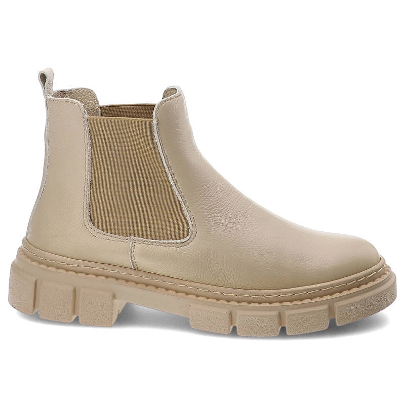 Členkové Topánky Chelsea Wasak - 0708 Ecru Groszek