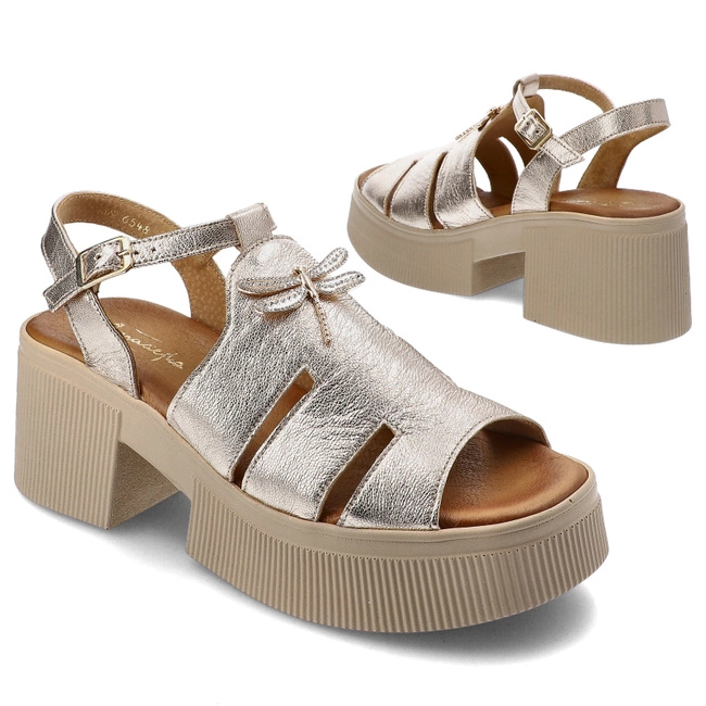 Sandále Maciejka - 06548-25/00-5 Złoty