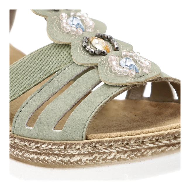 Sandále RIEKER - 619B2-52 Green