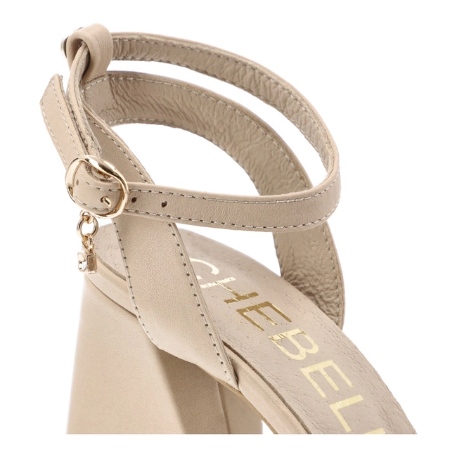 Sandále CHEBELLO - 3091_-308-000-PSK-S135 Beżowy