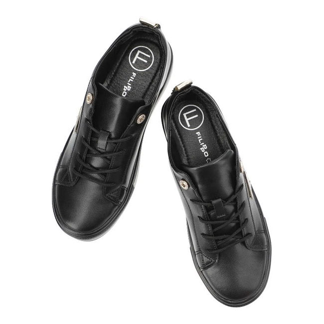 Tenisky Filippo - DP3533/23 BK Czarny