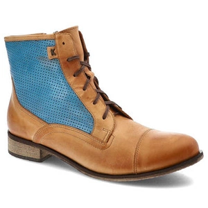 Členkové Topánky Karino - 754/055-P Rudy/Niebieski