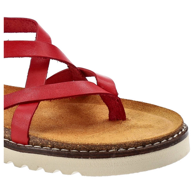 Sandále Yokono - Palma-138 Vaquetilla Rojo