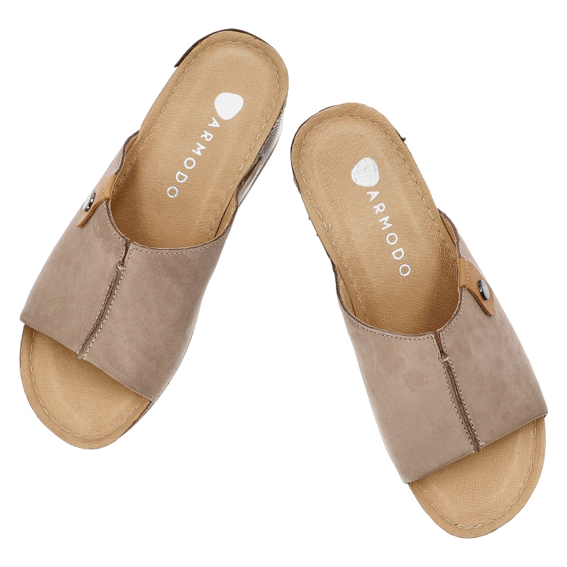 Šľapky ARMODO - 5-0766-040 Capucino+Rudy