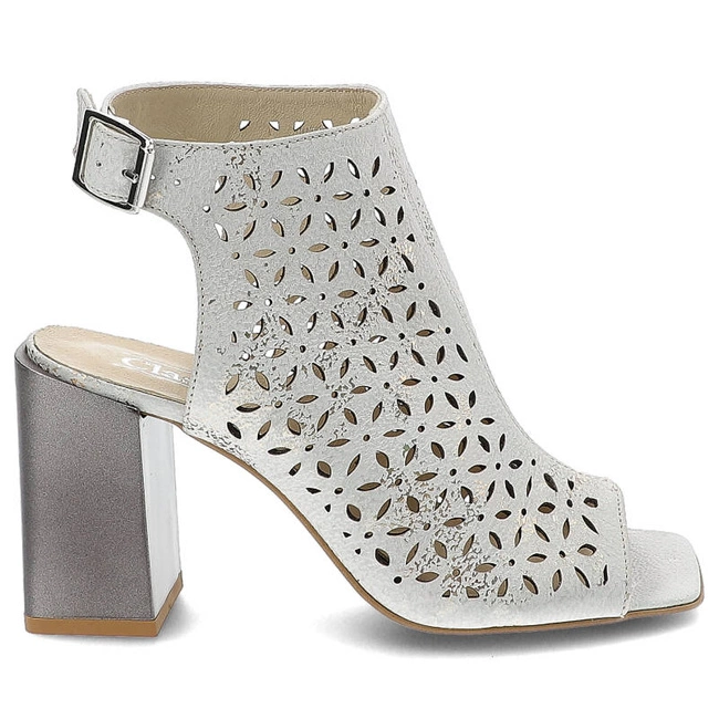 Sandále Clasicco - 2084 Biały/Złota Przecierka 1101