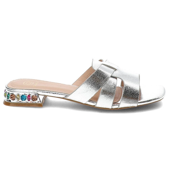 Šľapky Givana - B1639-180 Silver