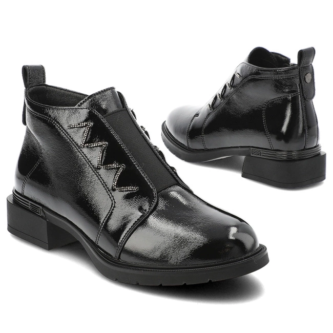 Členkové Topánky S.Barski - MR880-099 Black