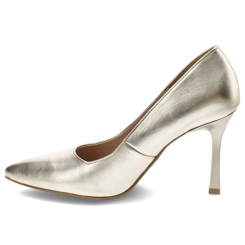 Lodičky Karino - 4559/074-P Złoty/Lico