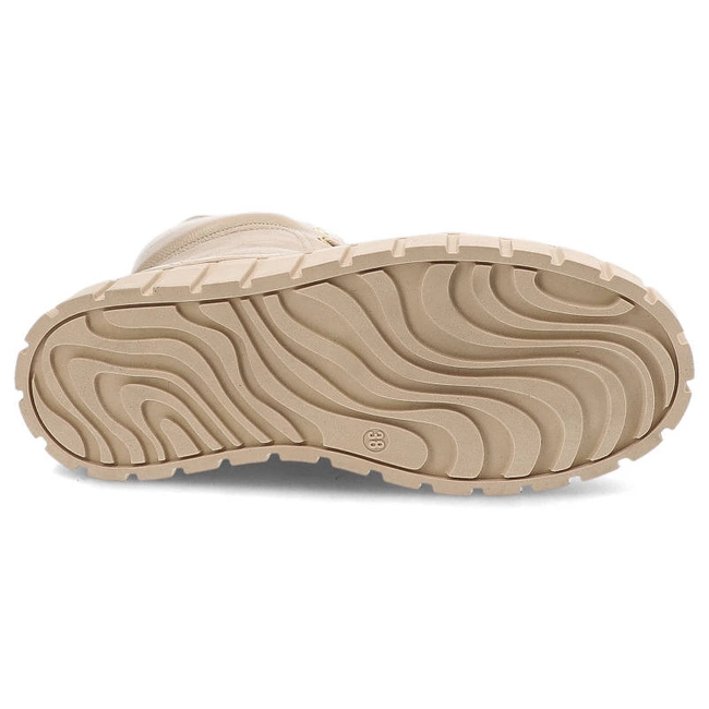 Šnúrovacie Členkové Topánky Karino - 4452/001-F Beż/Lico