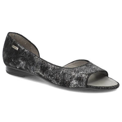 Poltopánky Maciejka - 0554-35/00-5 Czarny/Srebrny Nalot