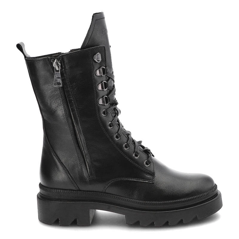 Šnúrovacie Členkové Topánky Pollonus - 5-1452-001 Czarny Lico