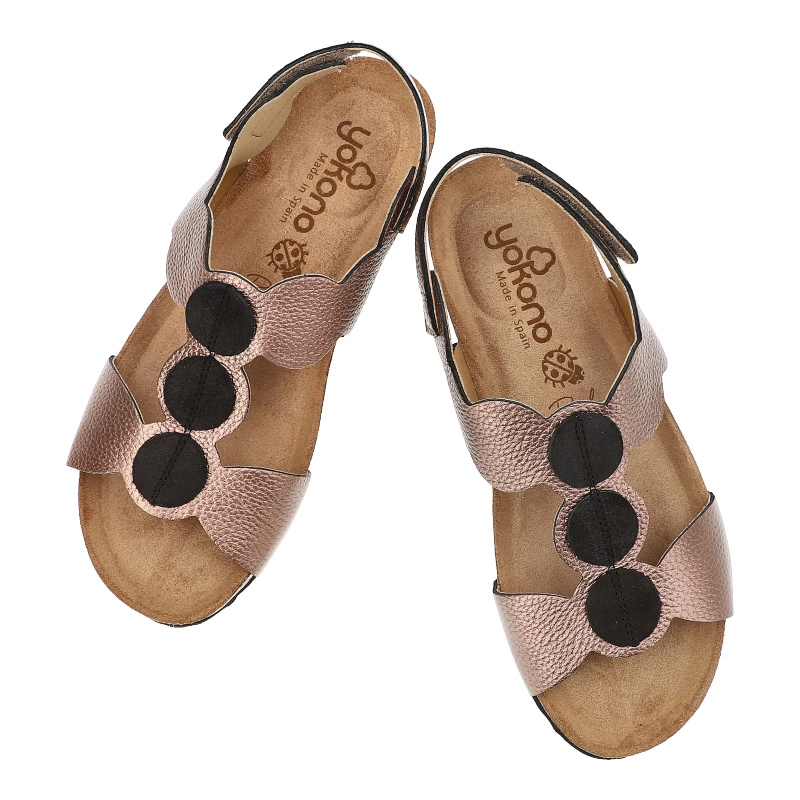 Sandále Yokono - Villa-088 Per Rose/Negro