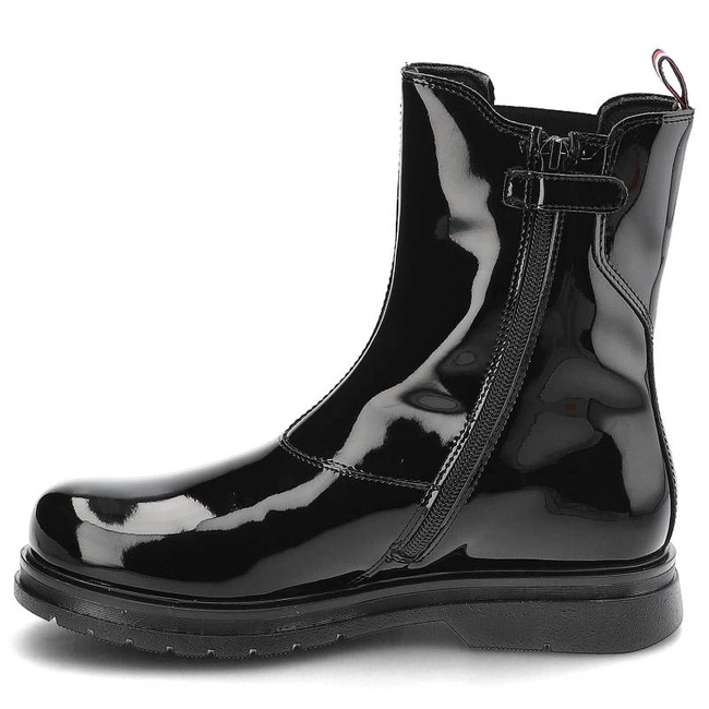 Členkové Topánky Tommy Hilfiger - T4A5-32408-0775999-Chelsea Boot Black 999