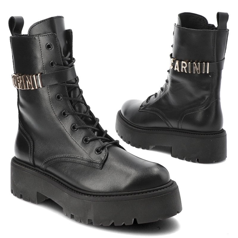 Členkové Topánky Carinii - B9874_-E50-000-000-G58 Czarny