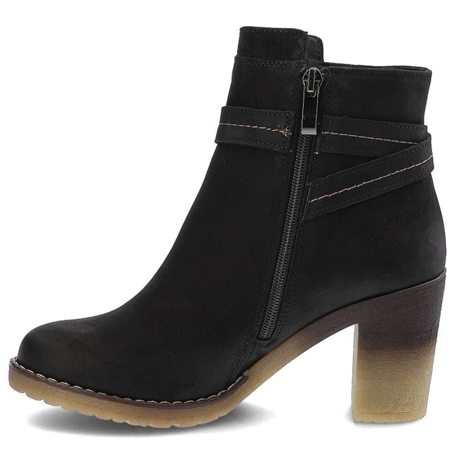 Členkové Topánky Gamis - 3165 Czarny Nubuk