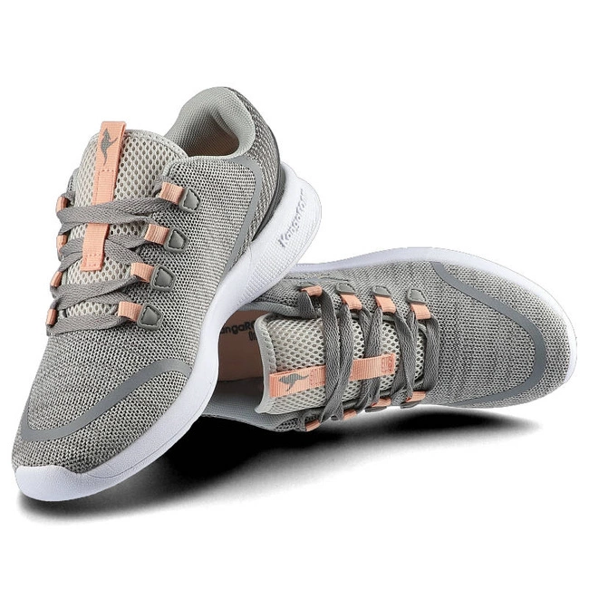 Tenisky Kangaroos - 18318 000 2075 Kf Lock Vapor Grey/Dusty Rose
