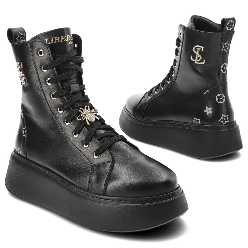 Tenisky Libero - 4070 Czarny 8/509