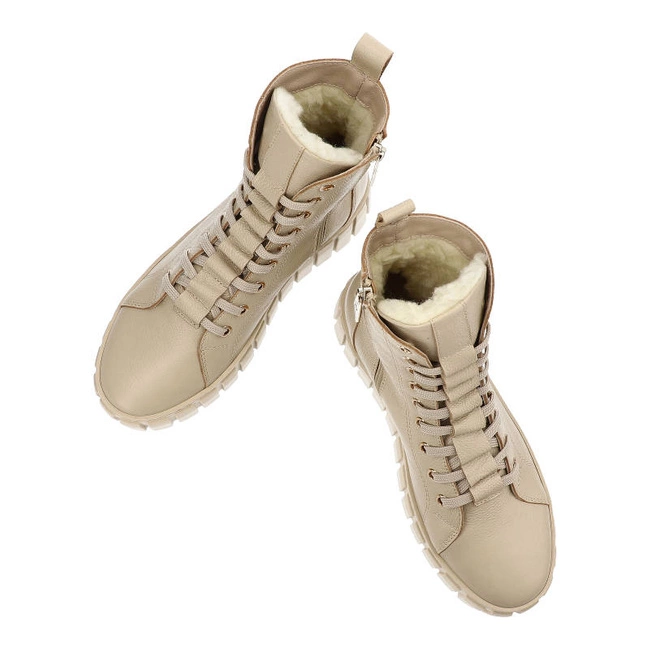 Členkové Topánky Chebello - 3056_-157-000-MIS-S239 Beżowy