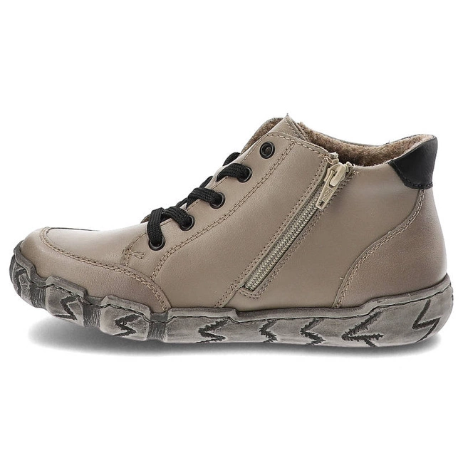 Šnúrovacie Členkové Topánky Rieker - L0301-64 Beige