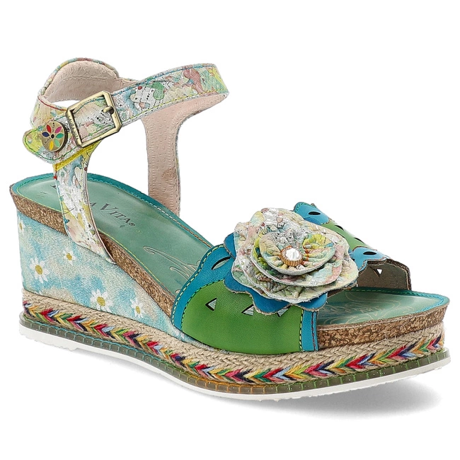 Sandále LAURA VITA - Hacdeo 23 SL14598-23 Vert