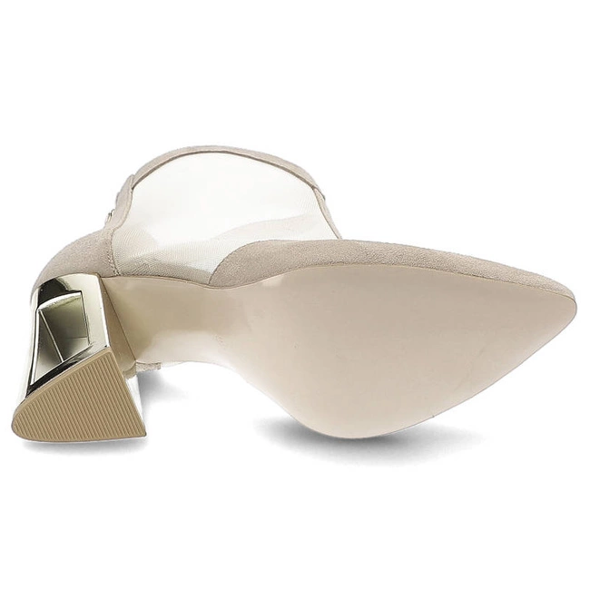 Členkové Topánky Damiss - DS-595/8 Cappucino Zamsz