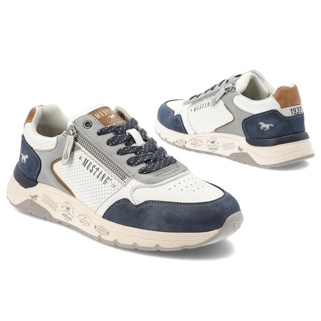 Tenisky MUSTANG - 4200-302-834 Dunkelblau/Ice