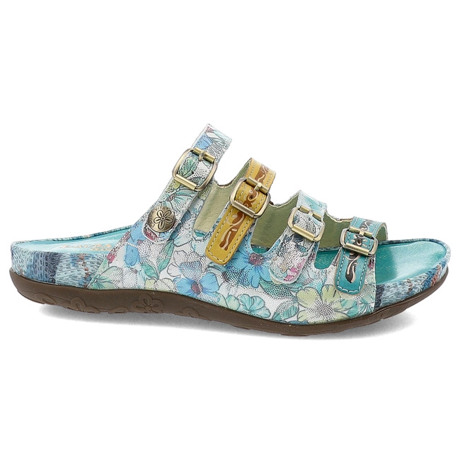 Šľapky LAURA VITA - Lillo 5025 CX1933-50 Turquoise