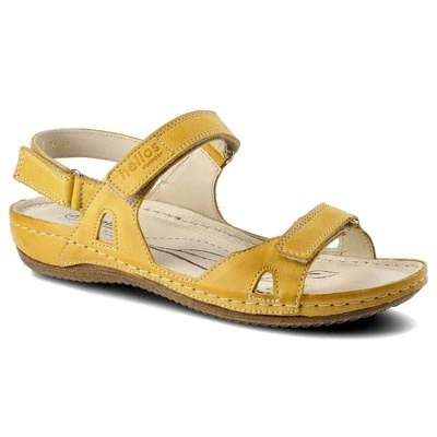 Sandále Helios - 205 Żółty