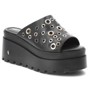 Šľapky CARINII - B10061_-E50-000-000-G06 Czarny