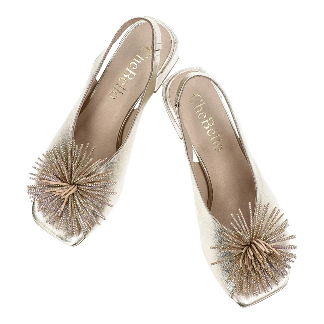 Sandále Chebello - 4385_-467-000-PSK-S182 Złoty