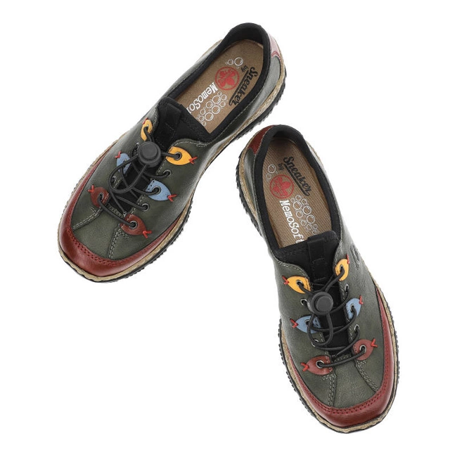 Poltopánky Rieker - N3271-54 Green Combination