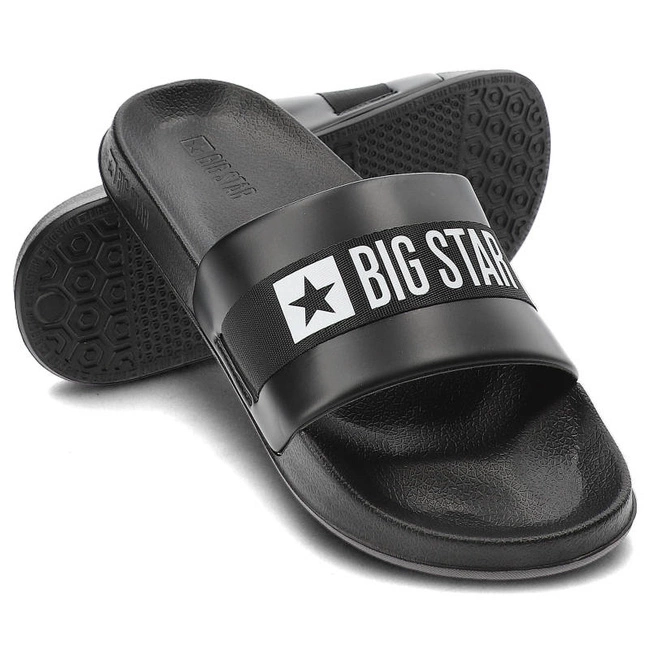 Šľapky Big Star - LL174457 Czarny 906
