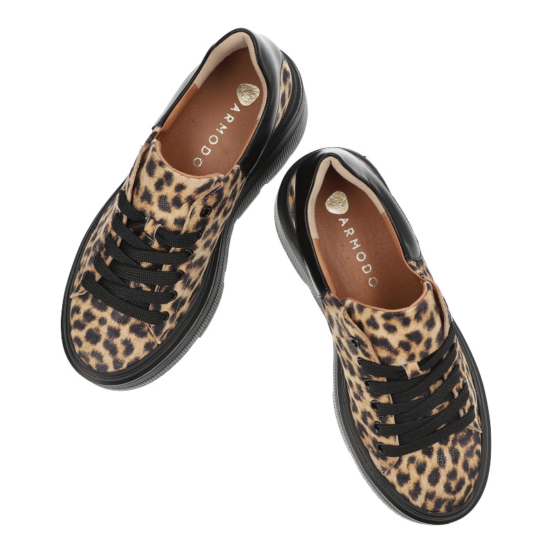 Tenisky Armodo - 806 Pantera Beż/Cz.Lic